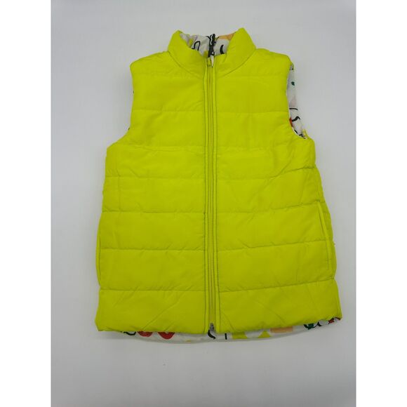 Crayola Puffer Vest Reversible Sz S/M* Zip Up & Pockets Multicolors - Picture 2 of 8